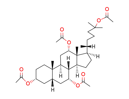 5β-コレスタン-3α,7α,12α,25-テトラオールテトラアセタート