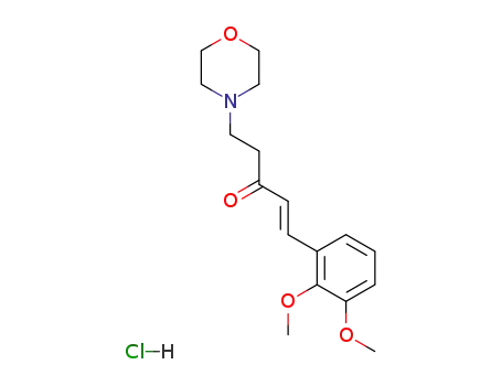 Molecular Structure of 5424-87-3 ((1E)-1-(2,3-dimethoxyphenyl)-5-morpholin-4-ylpent-1-en-3-one)