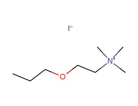Ethanaminium,N,N,N-trimethyl-2-propoxy-, iodide (1:1) cas  5432-44-0