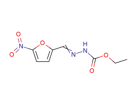 Molecular Structure of 5407-77-2 (ethyl 2-[(5-nitrofuran-2-yl)methylidene]hydrazinecarboxylate)