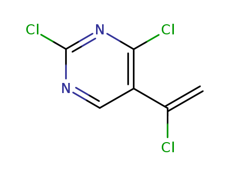 Pyrimidine, 2,4-dichloro-5-(1-chloroethenyl)-