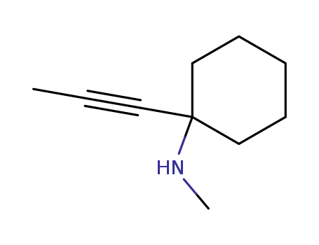 Cyclohexylamine, N-methyl-1-(1-propynyl)- (7CI,8CI)