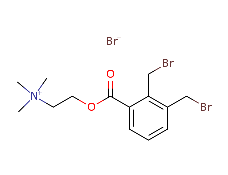 Ethanaminium, 2-[[2,3-bis(bromomethyl)benzoyl]oxy]-N,N,N-trimethyl-,bromide (1:1)