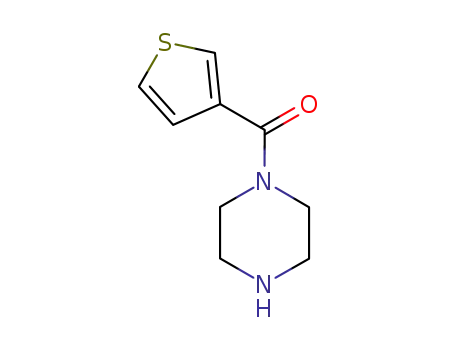 Molecular Structure of 59939-74-1 (Piperazin-1-yl-thiophen-3-yl-methanone)