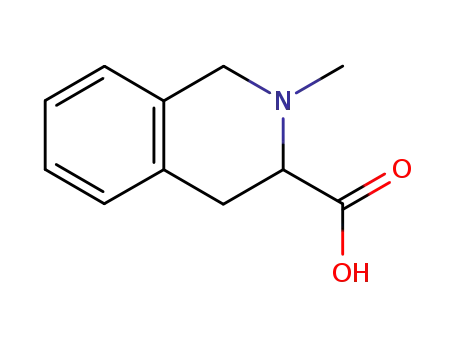 Molecular Structure of 54329-54-3 (2-METHYL-1,2,3,4-TETRAHYDRO-ISOQUINOLINE-3-CARBOXYLIC ACID)
