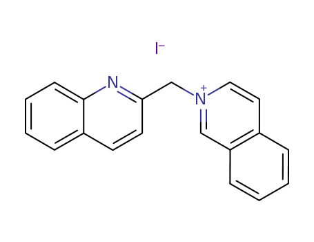 Isoquinolinium,2-(2-quinolinylmethyl)-, iodide (1:1) cas  5411-83-6