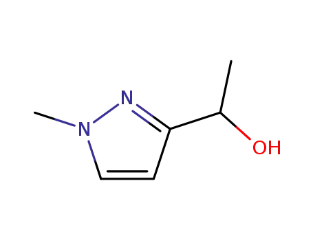 Molecular Structure of 60031-47-2 (1-(1-methyl-1H-pyrazol-3-yl)ethanol)