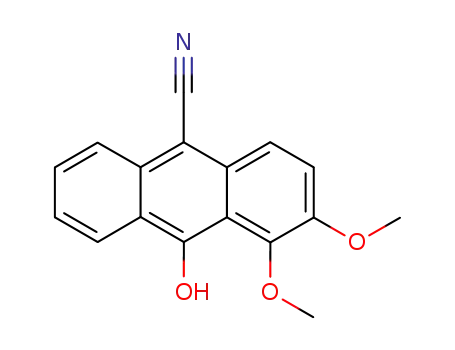10-hydroxy-3,4-dimethoxy-9-anthracenecarbonitrile