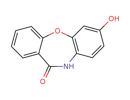 Molecular Structure of 60287-11-8 (7-Hydroxydibenz[b,f][1,4]oxazepin-11(10H)-one)