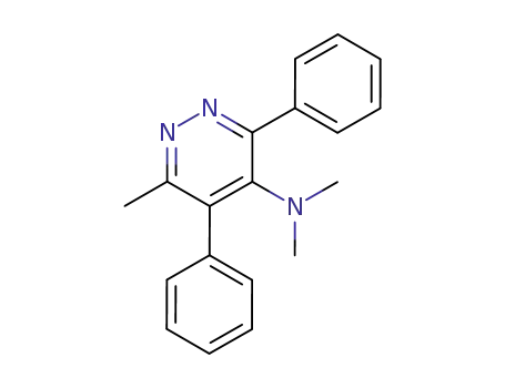 Molecular Structure of 60326-05-8 (N,N,6-trimethyl-3,5-diphenylpyridazin-4-amine)