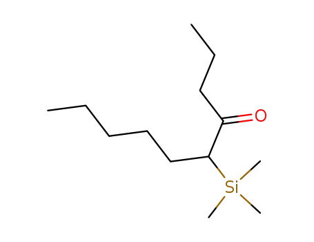 Molecular Structure of 60366-68-9 (4-Decanone, 5-(trimethylsilyl)-)