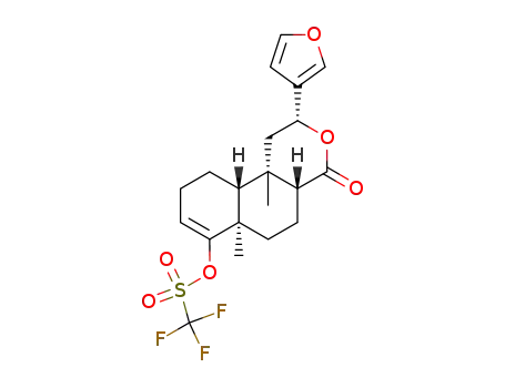 13-(3-furyl)-1,7-dimethyl-12-oxa-11-oxotricyclo[8.4.0.0<sup>2,7</sup>]tetradec-5-en-6-yl trifluoromethanesulfonate