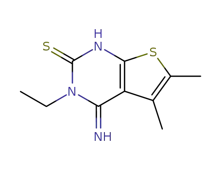 3-Ethyl-4-imino-5,6-dimethyl-3,4-dihydro-1H-thieno[2,3-d]pyrimidine-2-thione