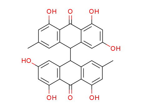 [9,9'-Bianthracene]-10,10'(9H,9'H)-dione,2,2',4,4',5,5'-hexahydroxy-7,7'-dimethyl-