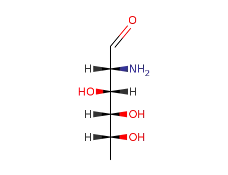 Molecular Structure of 6018-53-7 (6-desoxy-D-glucosamine)