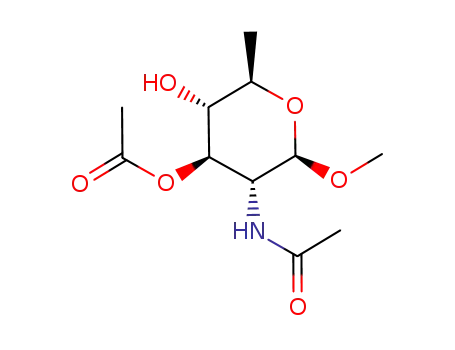 methyl 2-acetamido-3-O-acetyl-2,6-dideoxy-β-D-glucopyranoside