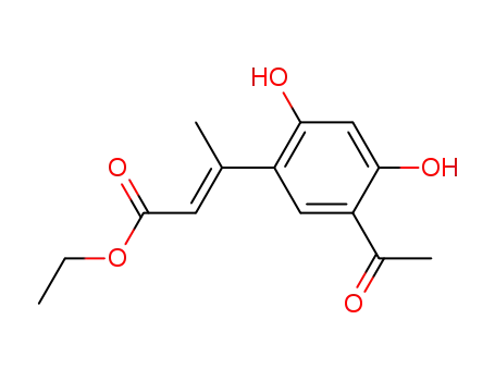 ethyl E-3-(5-acetyl-2,4-dihydroxyphenyl)-2-butenoate