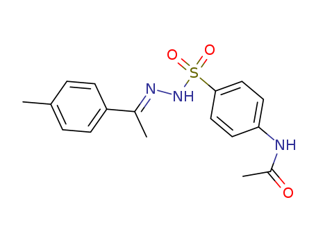 Benzenesulfonic acid,4-(acetylamino)-, 2-[1-(4-methylphenyl)ethylidene]hydrazide cas  5448-96-4