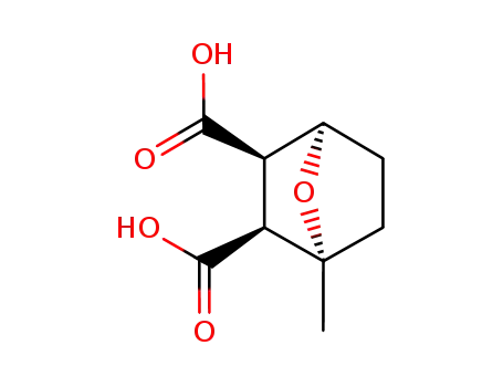Molecular Structure of 54384-23-5 (1-methyl-7-oxabicyclo[2.2.1]heptane-2,3-dicarboxylic acid)