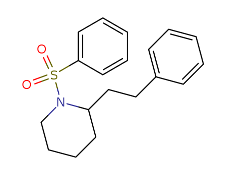 Piperidine,2-(2-phenylethyl)-1-(phenylsulfonyl)- cas  5435-08-5