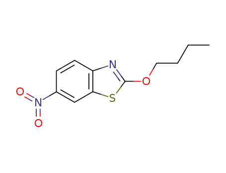 Molecular Structure of 5407-58-9 (2-butoxy-6-nitro-1,3-benzothiazole)