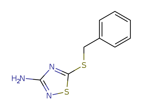 5-benzylsulfanyl-1,2,4-thiadiazol-3-amine