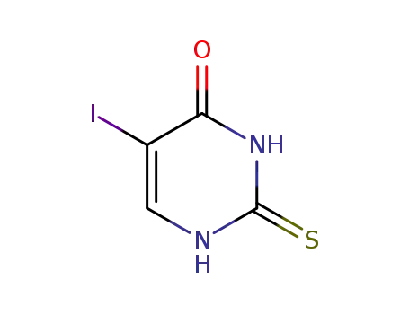 Molecular Structure of 5984-97-4 (Iodothiouracil)