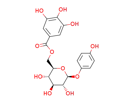 Molecular Structure of 5991-00-4 (6-O-galloyl arbutin)