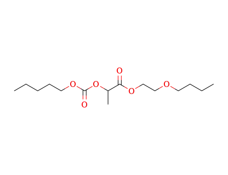 2-butoxyethyl 2-{[(pentyloxy)carbonyl]oxy}propanoate