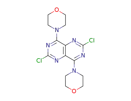 2,6-dichloro-4,8-di(morpholin-4-yl)pyrimido[5,4-d]pyrimidine