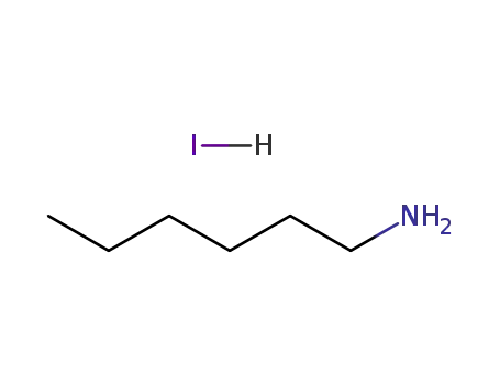 Molecular Structure of 54285-91-5 (hexylammonium iodide)