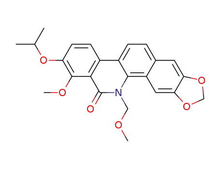 8-isopropoxy-7-methoxy-N-methoxymethyl-2,3-methylenedioxybenzo[c]phenanthridin-6(5H)-one
