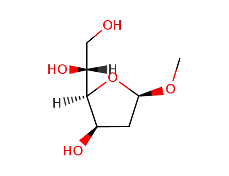 methyl 2-deoxy-β-D-arabino-hexofuranoside