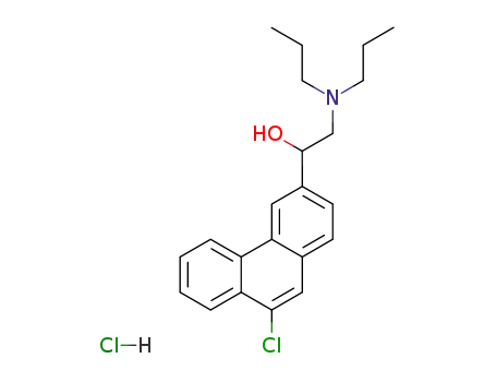 Molecular Structure of 5430-97-7 (1-(9-chlorophenanthren-3-yl)-2-(dipropylamino)ethanol)