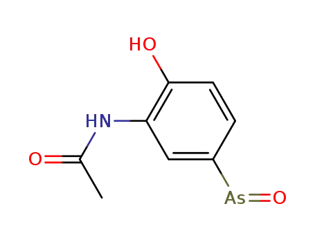 N-[2-hydroxy-5-(oxoarsanyl)phenyl]acetamide