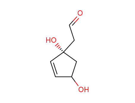 2-Cyclopentene-1-acetaldehyde, 1,4-dihydroxy-, (1S)-