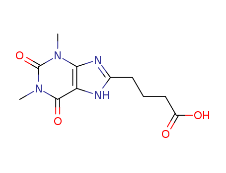 1H-Purine-8-butanoicacid, 2,3,6,9-tetrahydro-1,3-dimethyl-2,6-dioxo- cas  5438-71-1