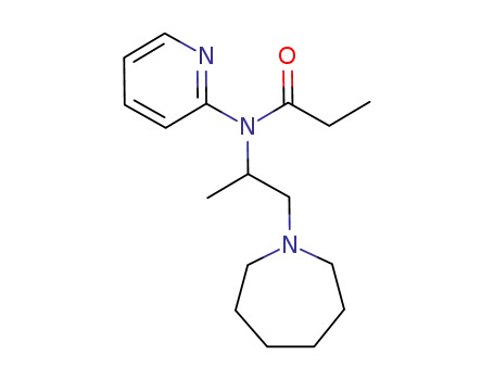 Molecular Structure of 54152-75-9 (N-(2-azepan-1-yl-1-methylethyl)-N-pyridin-2-ylpropanamide)