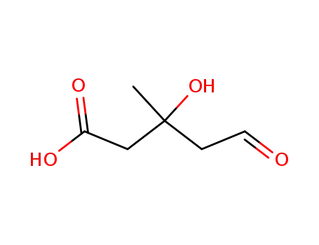 Molecular Structure of 541-07-1 (mevaldic acid)