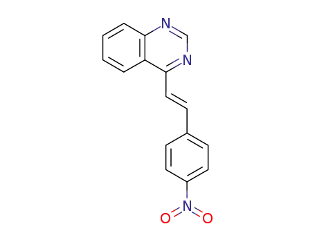 4-(4-nitro-<i>trans</i>-styryl)-quinazoline