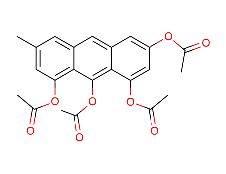 1,3,8,9-tetraacetoxy-6-methyl-anthracene