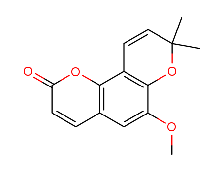 2H,8H-Benzo[1,2-b:3,4-b']dipyran-2-one,6-methoxy-8,8-dimethyl-