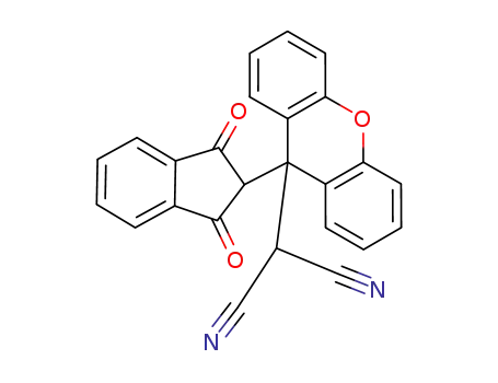 2-(9-dicyanomethyl-9-xanthyl)indane-1,3-dione