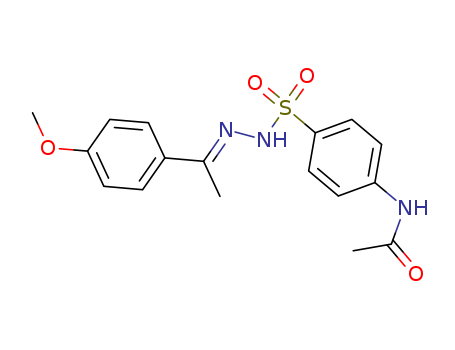 Benzenesulfonic acid,4-(acetylamino)-, 2-[1-(4-methoxyphenyl)ethylidene]hydrazide cas  5448-98-6