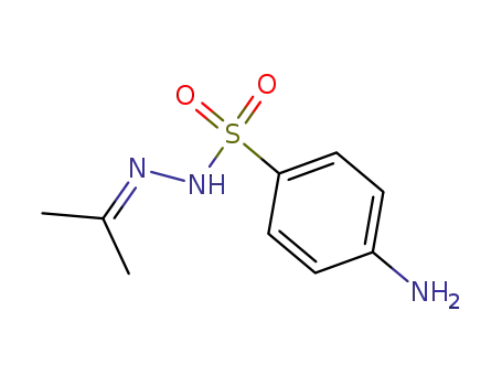 Molecular Structure of 5448-61-3 (4-amino-N-(propan-2-ylideneamino)benzenesulfonamide)
