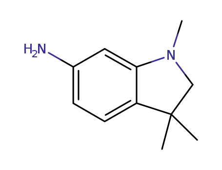 Molecular Structure of 545393-67-7 (1,3,3-TRIMETHYLINDOLIN-6-AMINE)