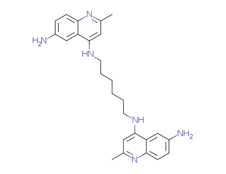 4,6-Quinolinediamine,N4,N4'-1,6-hexanediylbis[2-methyl- (9CI)
