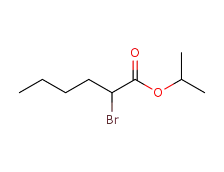 Molecular Structure of 5445-21-6 (propan-2-yl 2-bromohexanoate)
