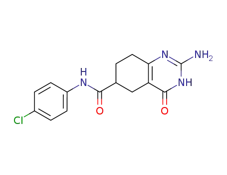 2-amino-N-(4-chlorophenyl)-4-oxo-1,4,5,6,7,8-hexahydroquinazoline-6-carboxamide