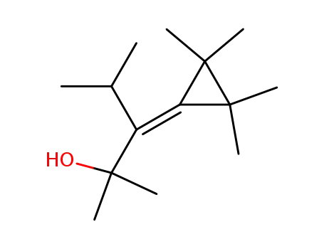 1-(2-hydroxy-2,4-dimethylpent-3-ylidene)-2,2,3,3-tetramethyl-cyclopropane